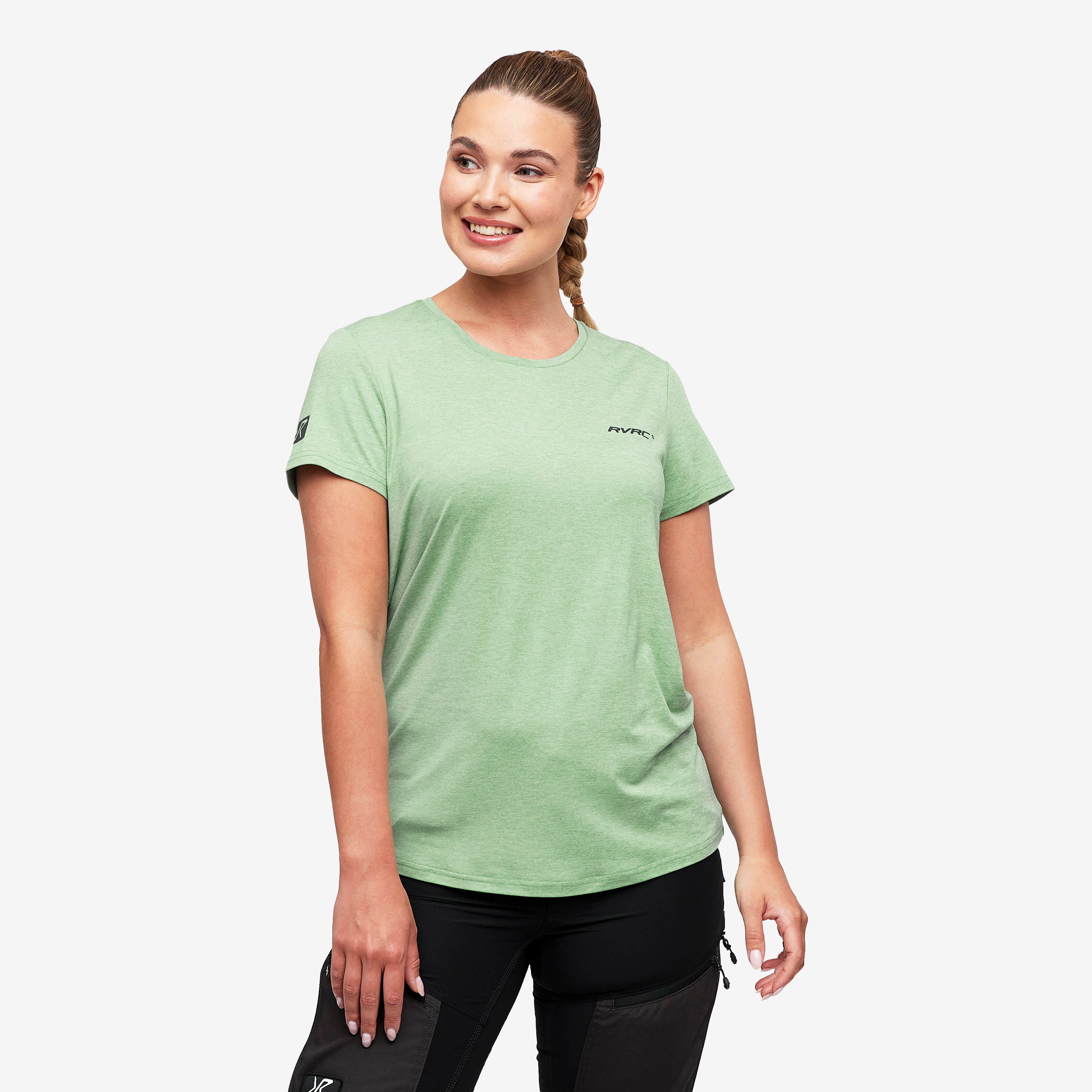 Vagabond Tee Femme Malachite Green Melange