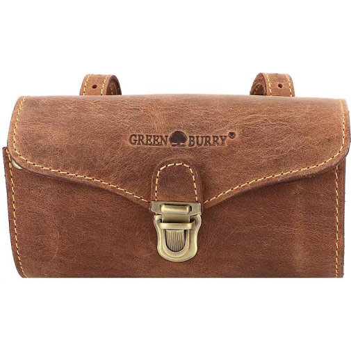 Greenburry Vintage Original Fahrradtasche Leder 17 cm