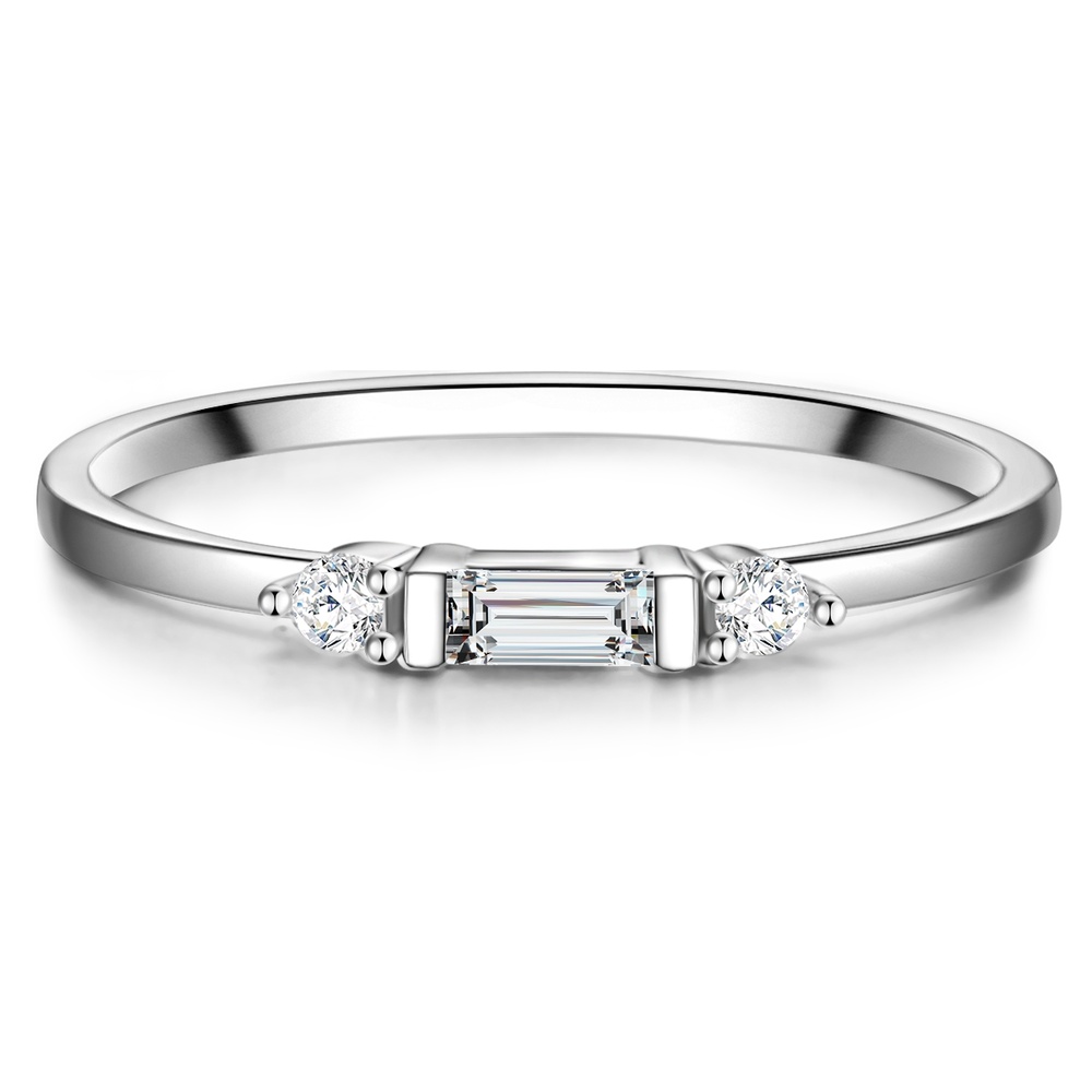 Glanzstücke München Bague en argent Argent sterling Oxyde de zirconium (CZ) en Argent Bague