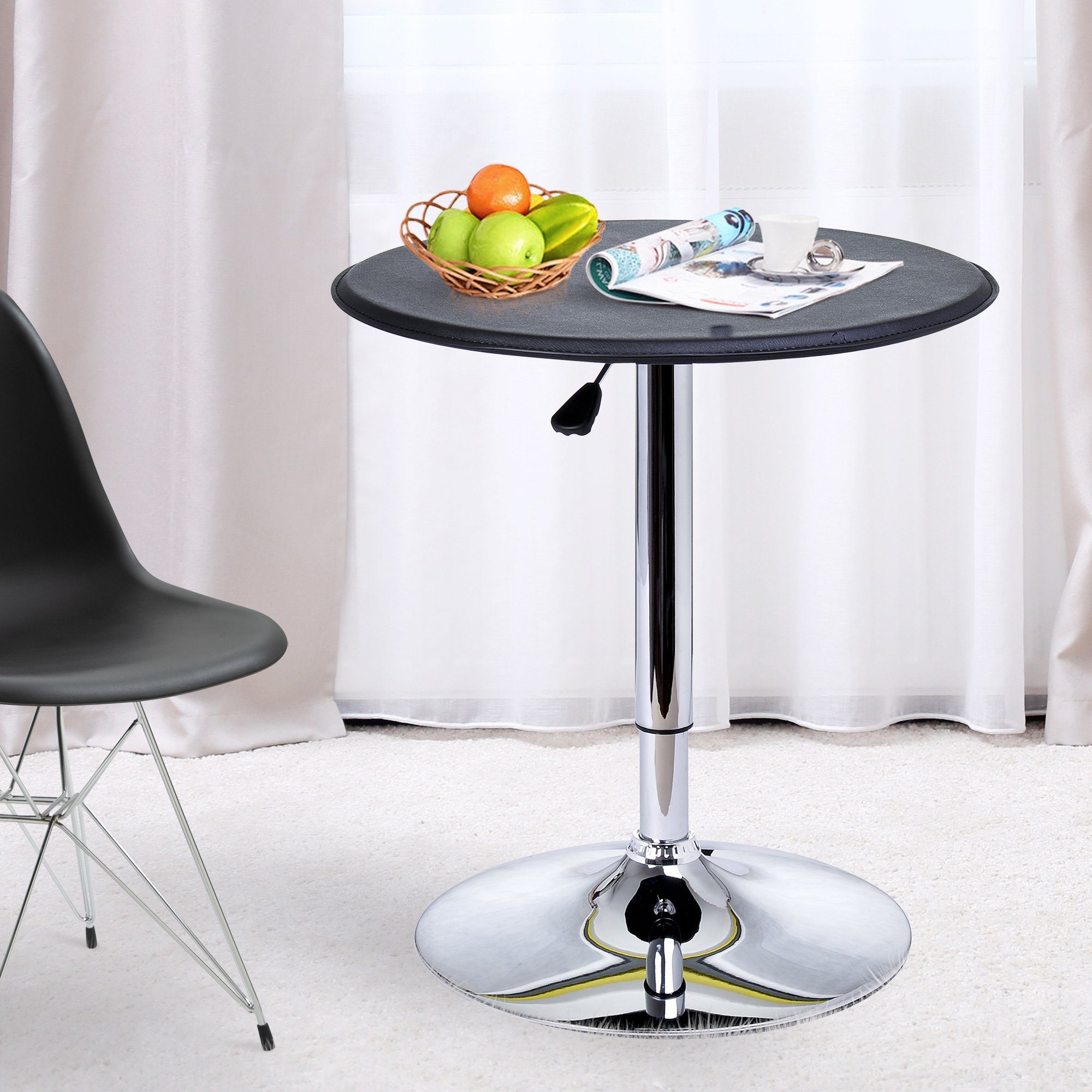 HOMCOM Bartisch Esstisch, Küchentisch, Küchentresen Tresentisch für Wohnzimmer (Stehtisch, 1-St., Bartisch), Leicht zu reinigen