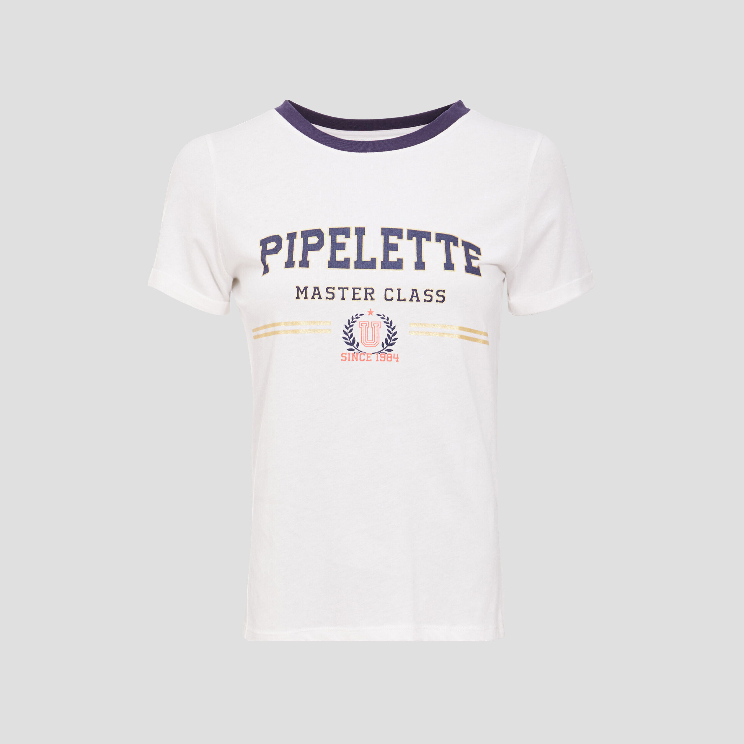 T-shirt manches courtes ecru femme | Cache Cache