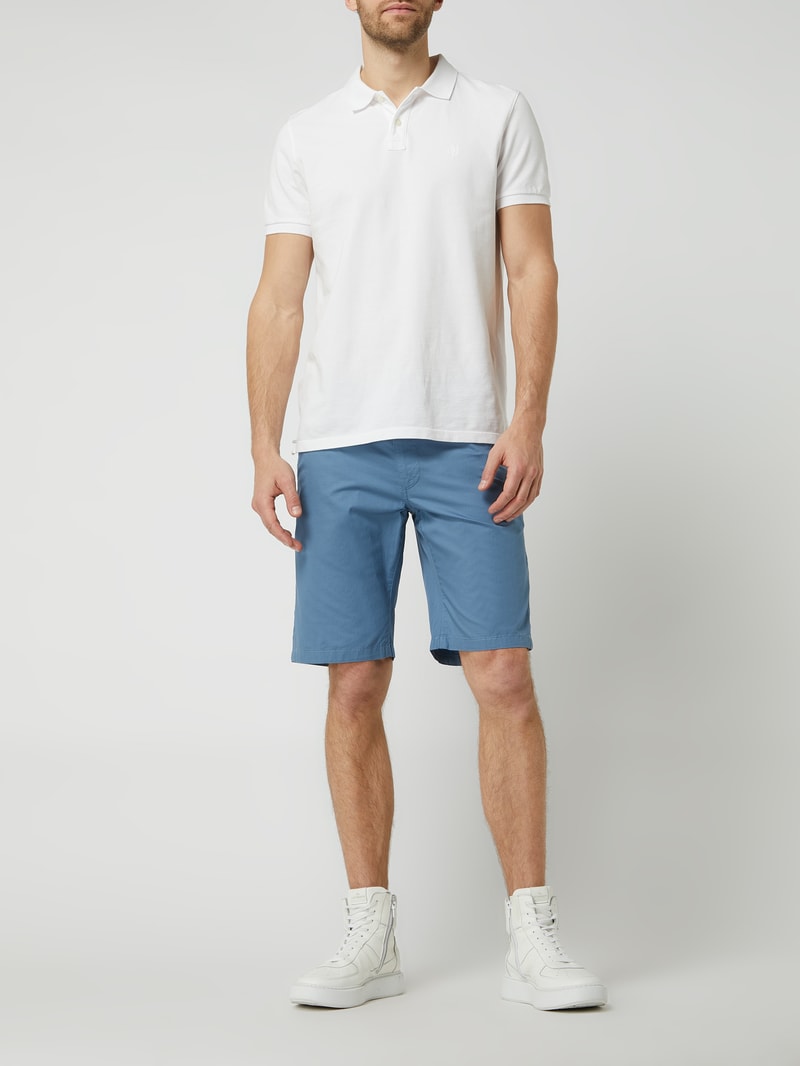 Chino-Shorts aus Baumwolle in blau