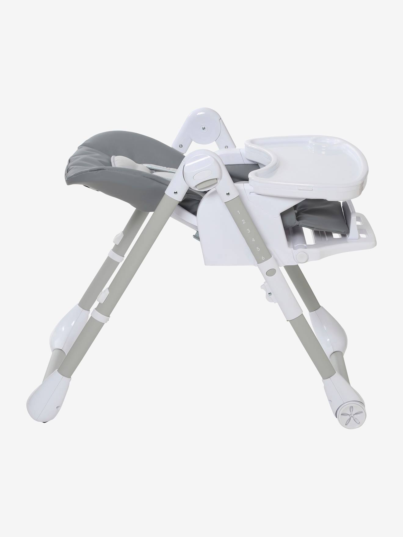 Vertbaudet Baby Kombi-Hochstuhl MAGICSEAT - grau