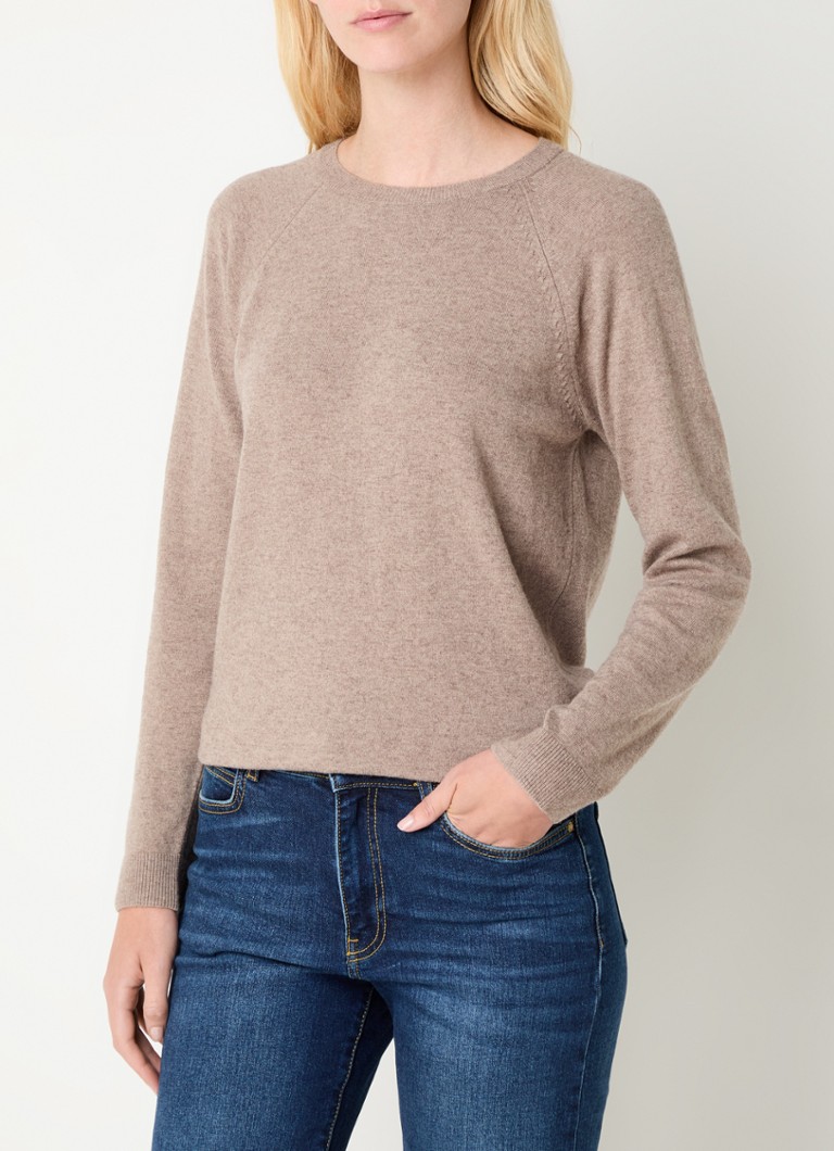 Maglione girocollo Benetton in pregiata maglia di misto cashmere