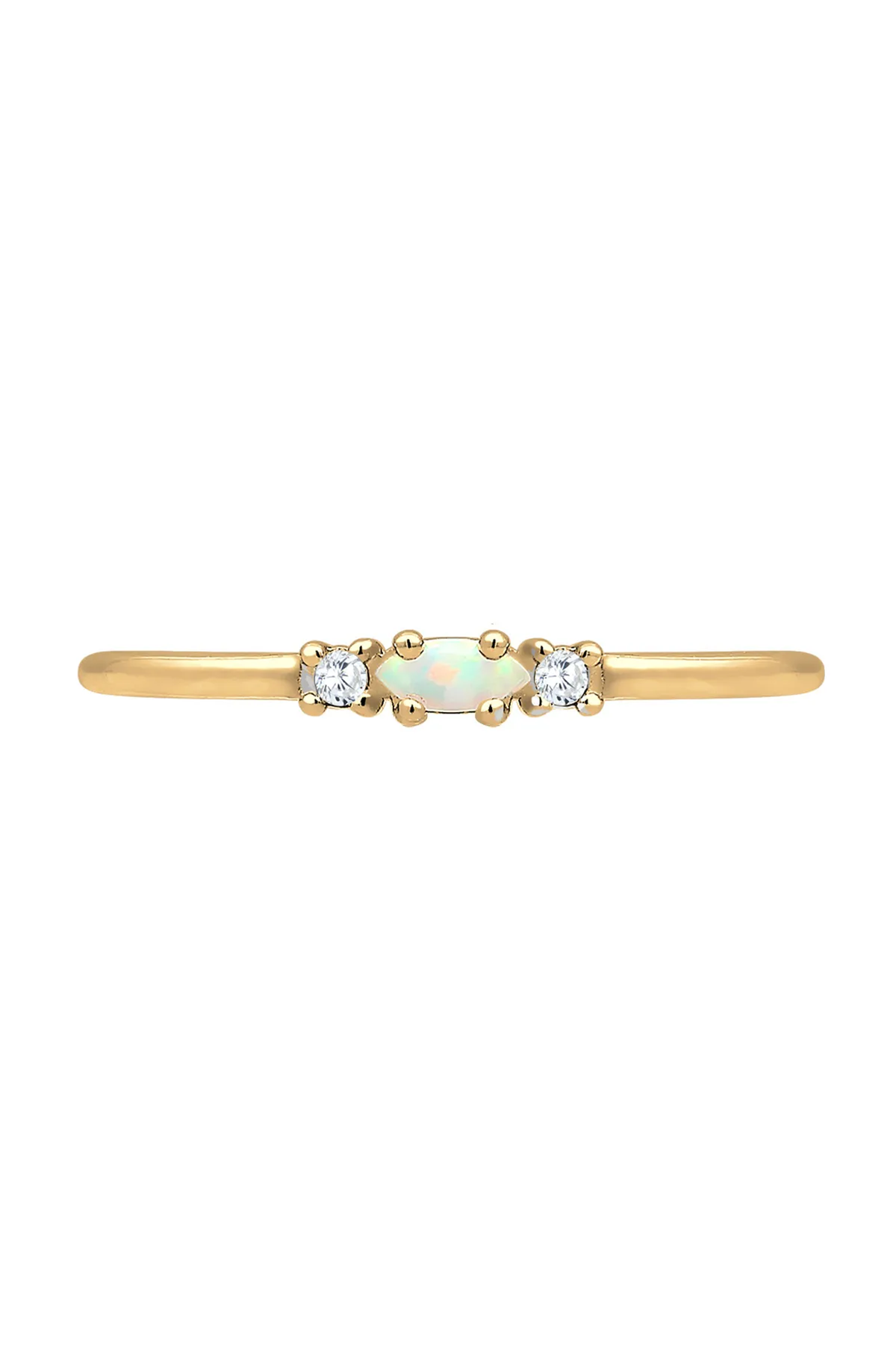 ELLI  Ring Vintage Opal Zirkonia 925 Sterling Silber