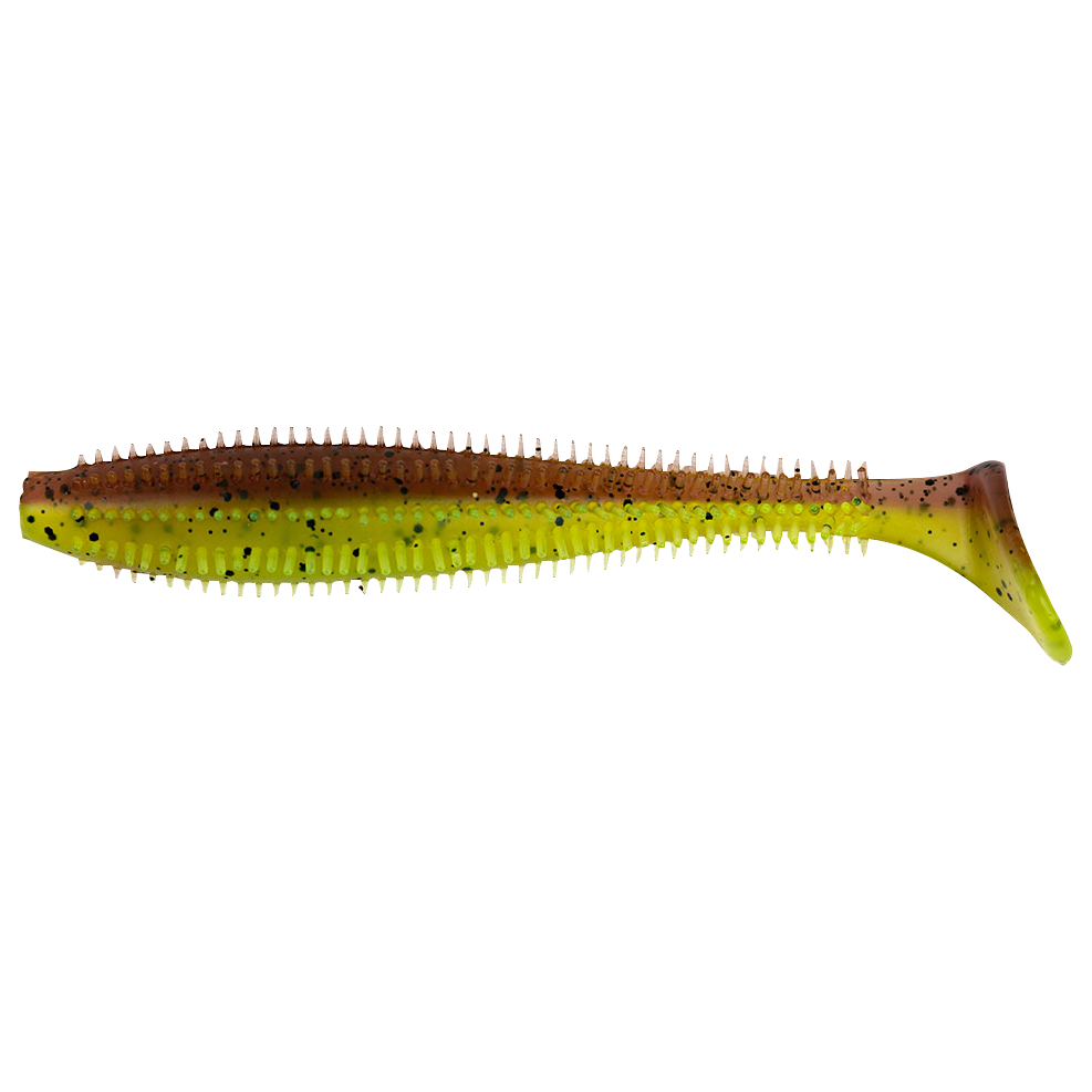 Fox Rage Softlure Ultra UV Spikey Shad (UV Green Pumpkin)