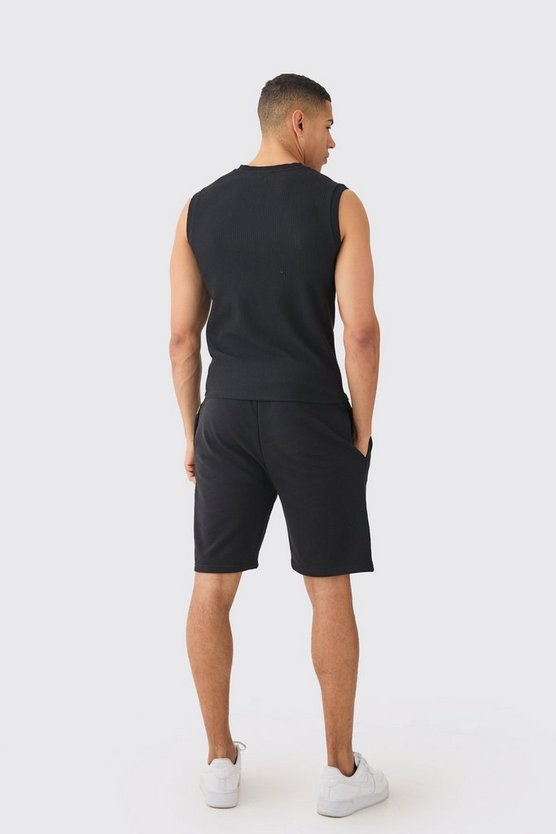 Muscle-Fit Ottoman Tanktop