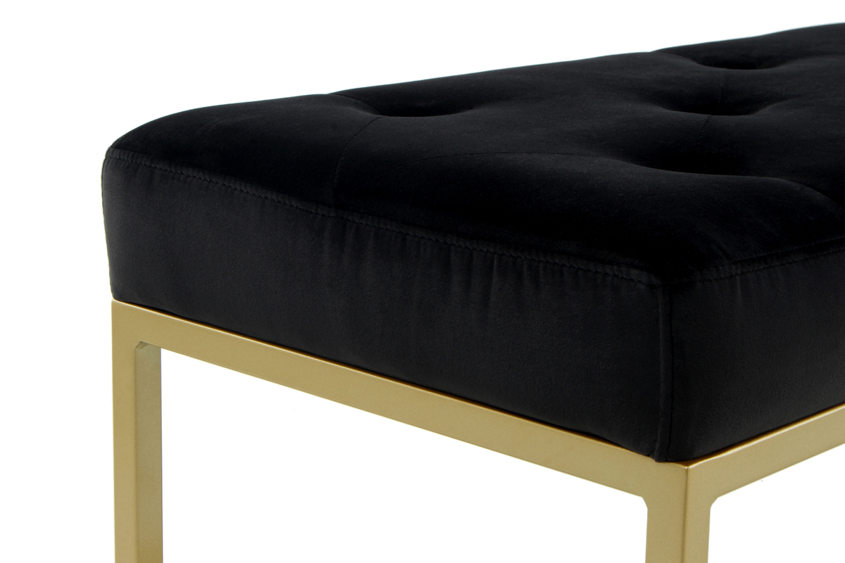 Kayoom Sitzbank Cameron 125 Schwarz / Gold