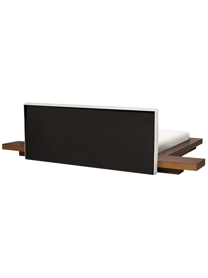 Beliani Doppelbett ZEN in Braun/Weiß - (W) 328 x (H) 86 x (L) 229 cm günstig kaufen onesize