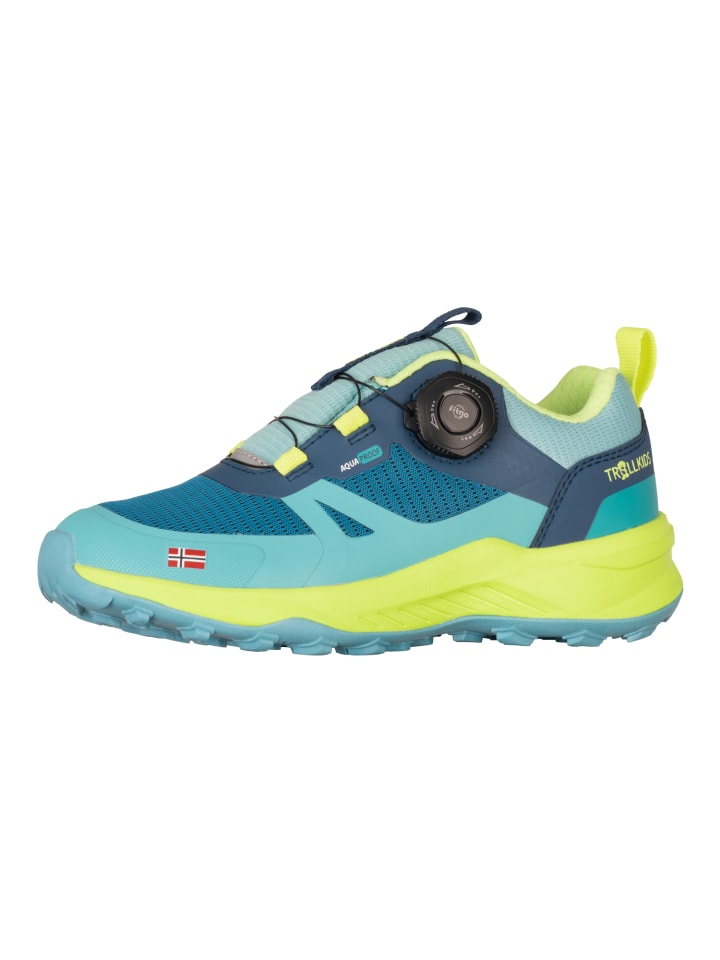Trollkids Wanderschuh Hiker Low Trollfjord in harbor blue günstig kaufen