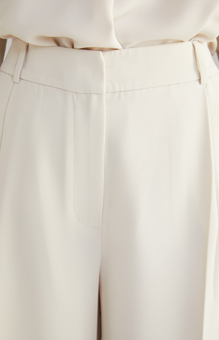 Twill-Hose in Creme