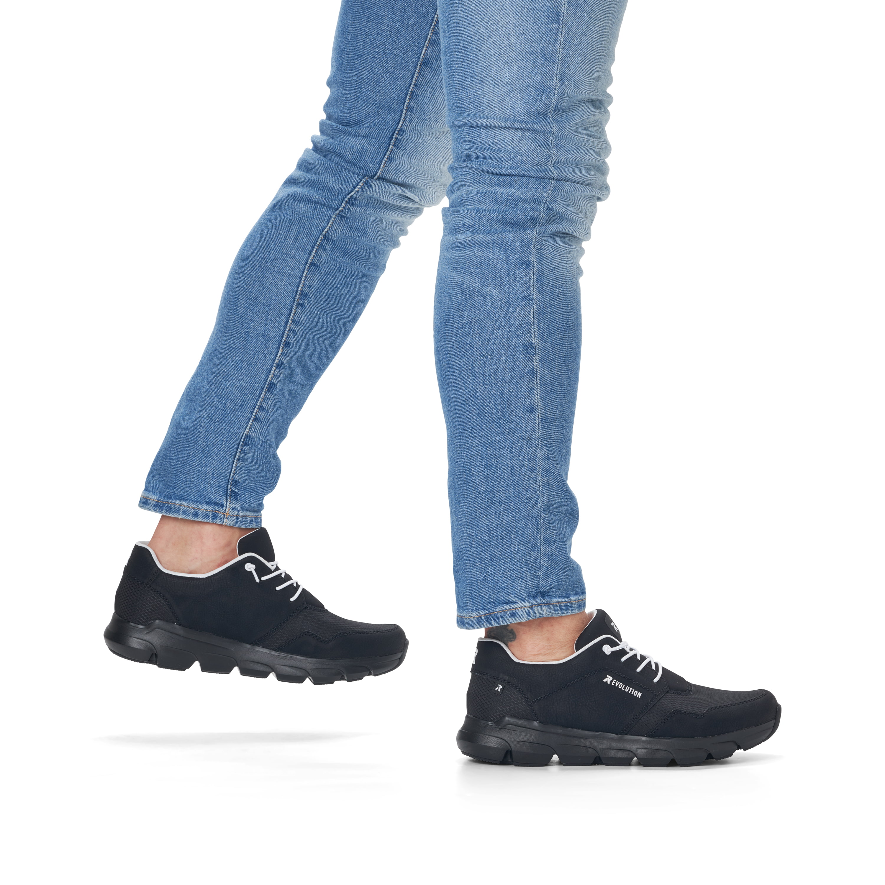 Rieker Herren Sneaker Low midnight black