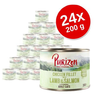 Purizon Adult 24 x 200 g - getreidefrei