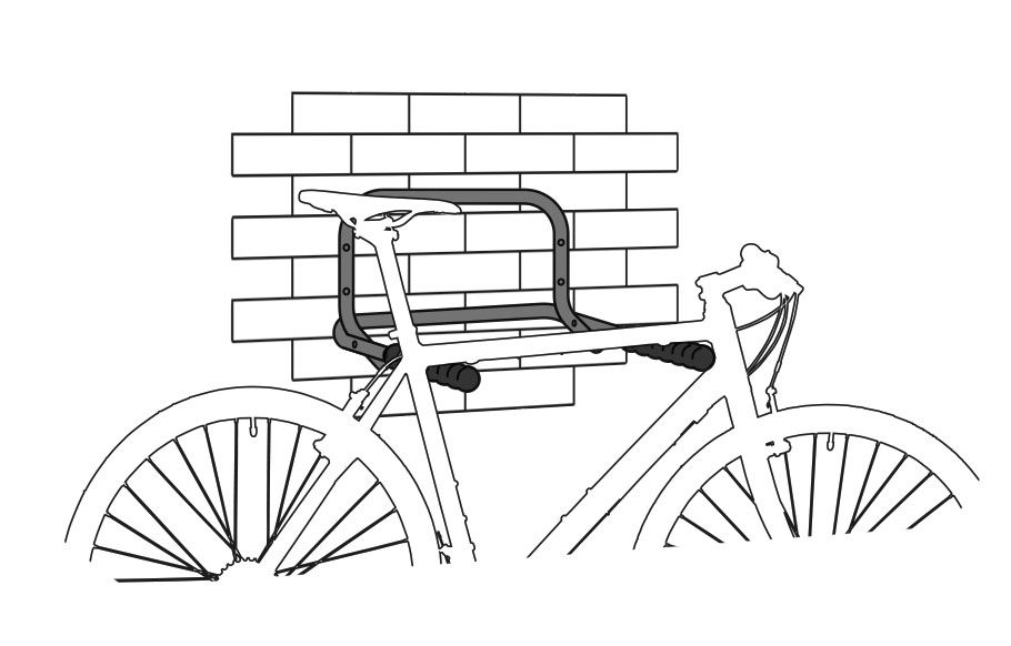 Radon Klappbarer Fahrrad Wandhalter kaufen | Bike-Discount