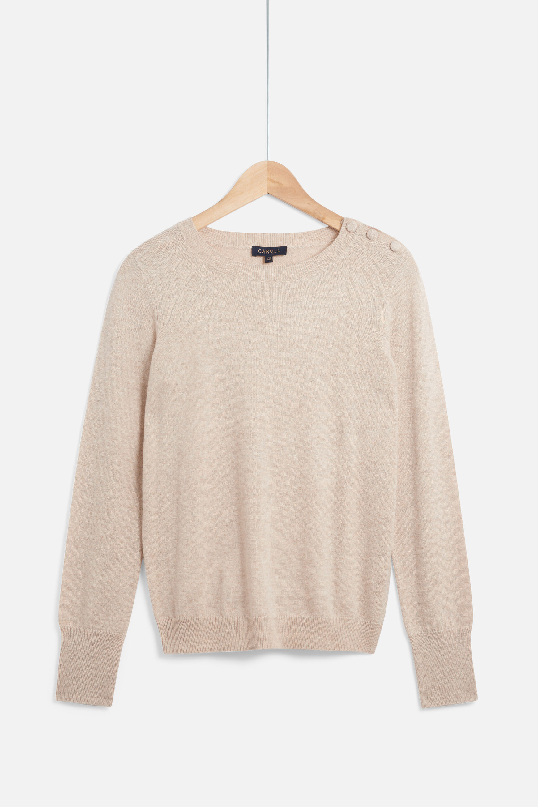 pull anya beige femme