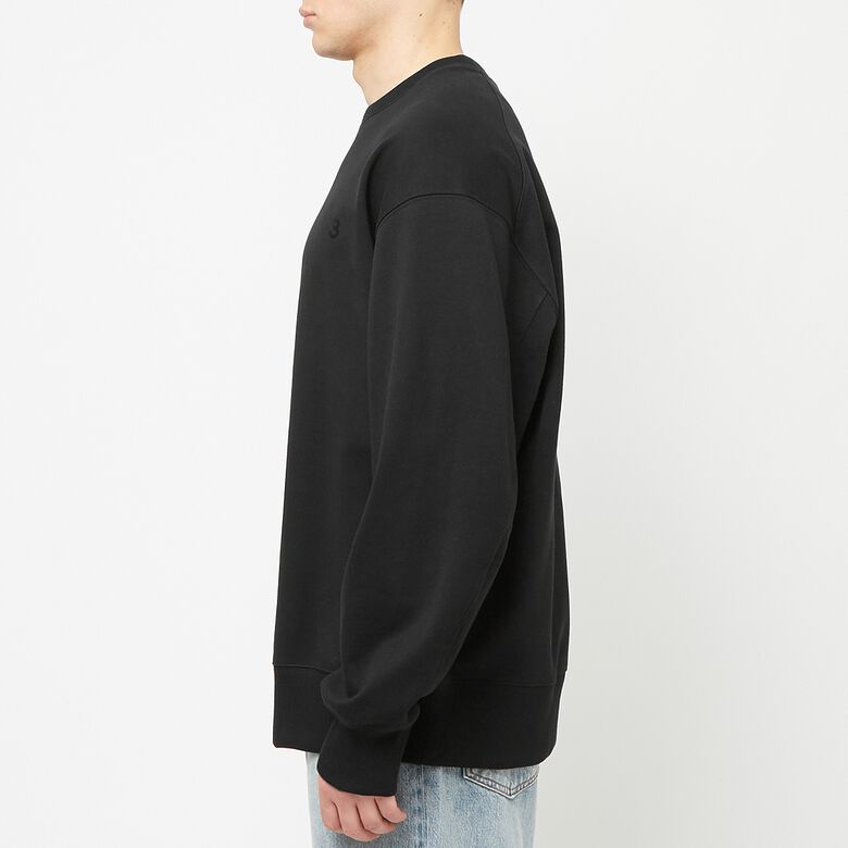 Y-3 French Terry Crew Sweater black