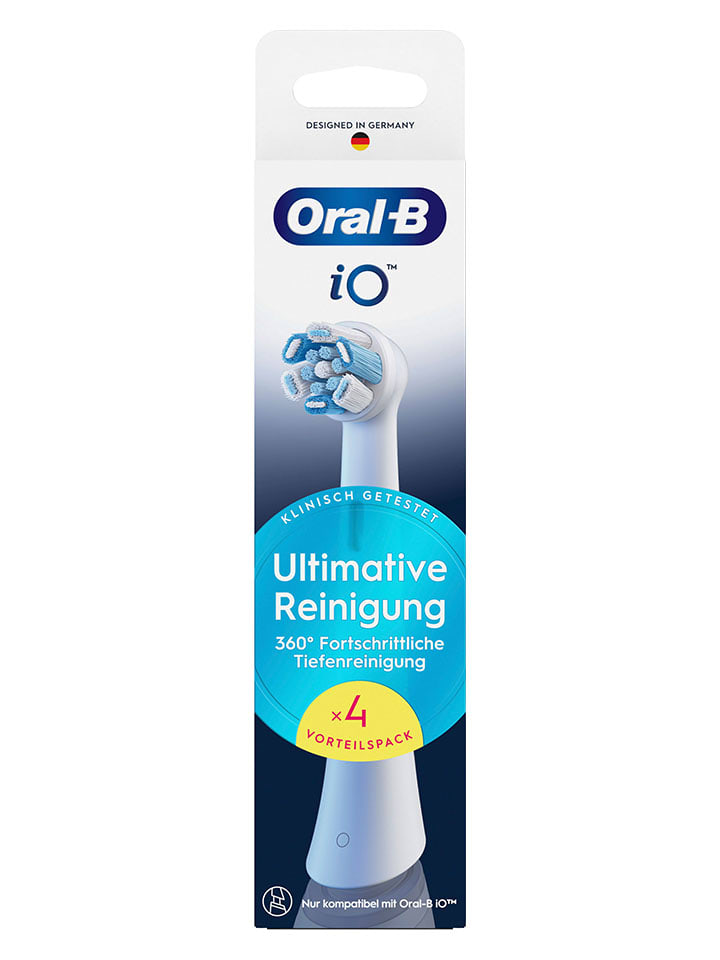 Oral-B 4er-Set: Ersatz-Bürstenköpfe 