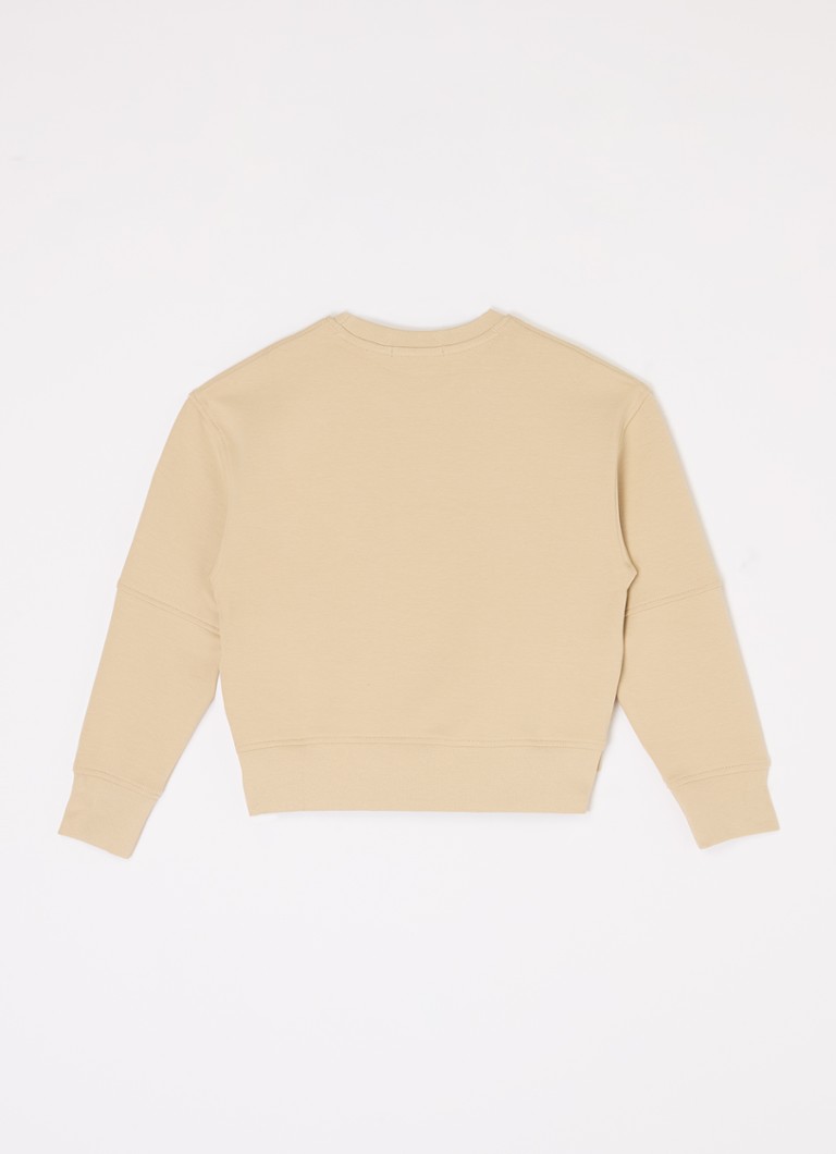 Pulover Calvin Klein cu logo brodat
