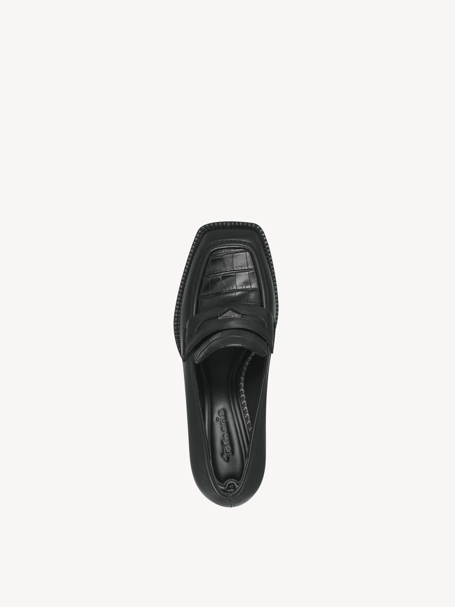 Trotteur en cuir - noir