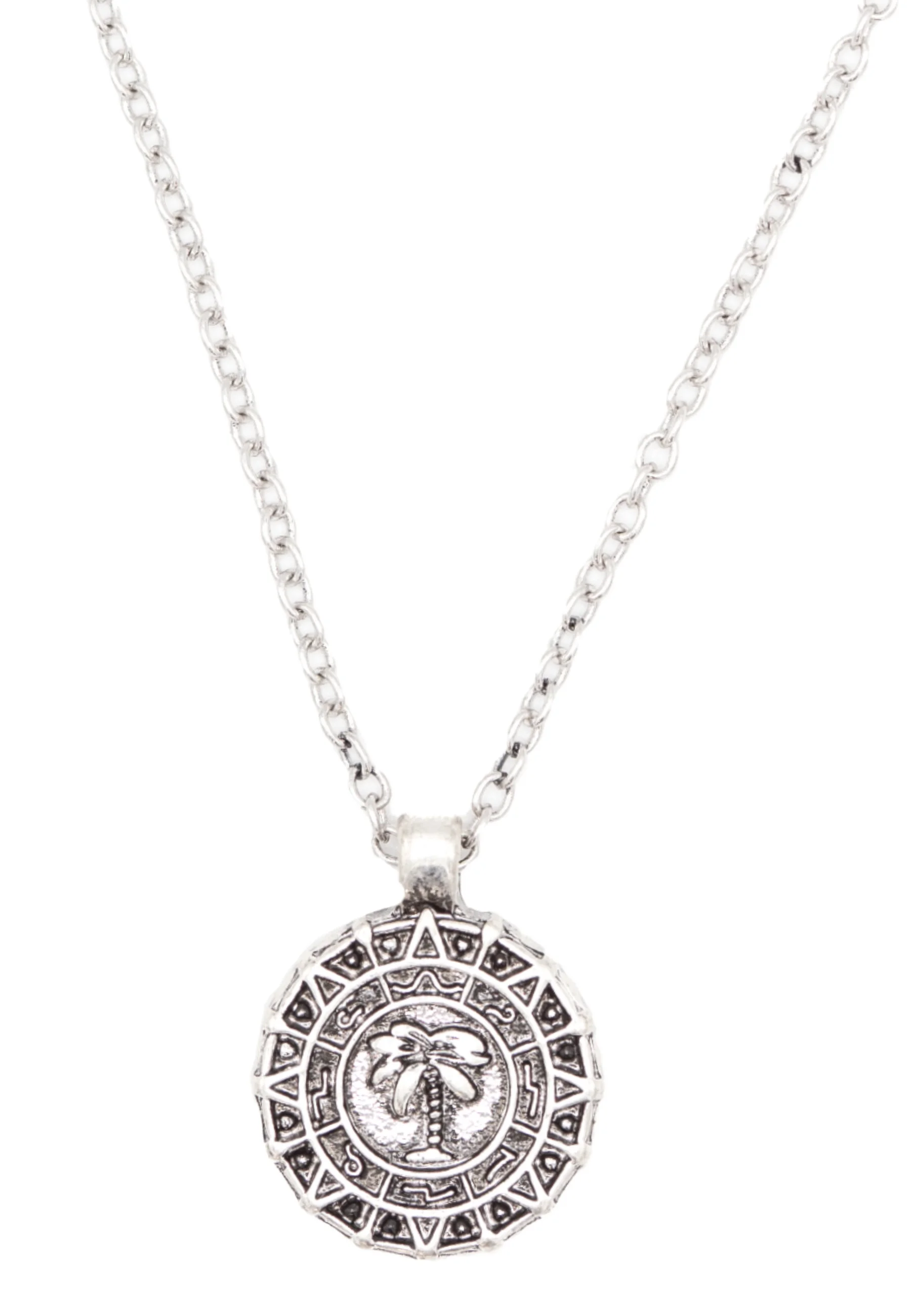 Classics77 MONEDA DE PALMA CON MENTALIDAD TRIBU - Collar
