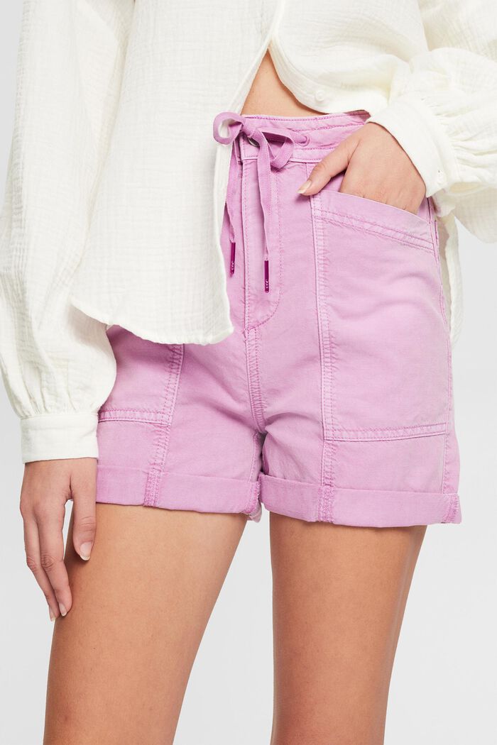Mit Hanf: Shorts mit Kordelzug