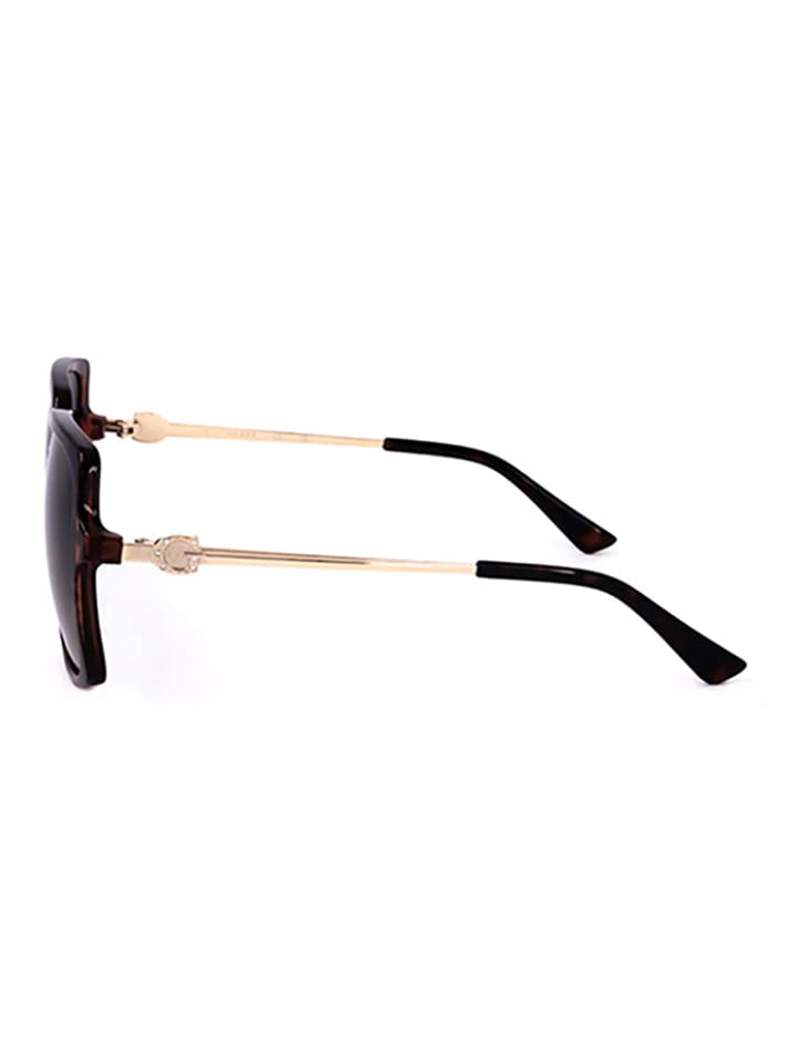 Guess Damen-Sonnenbrille in Braun/ Gold günstig kaufen 56