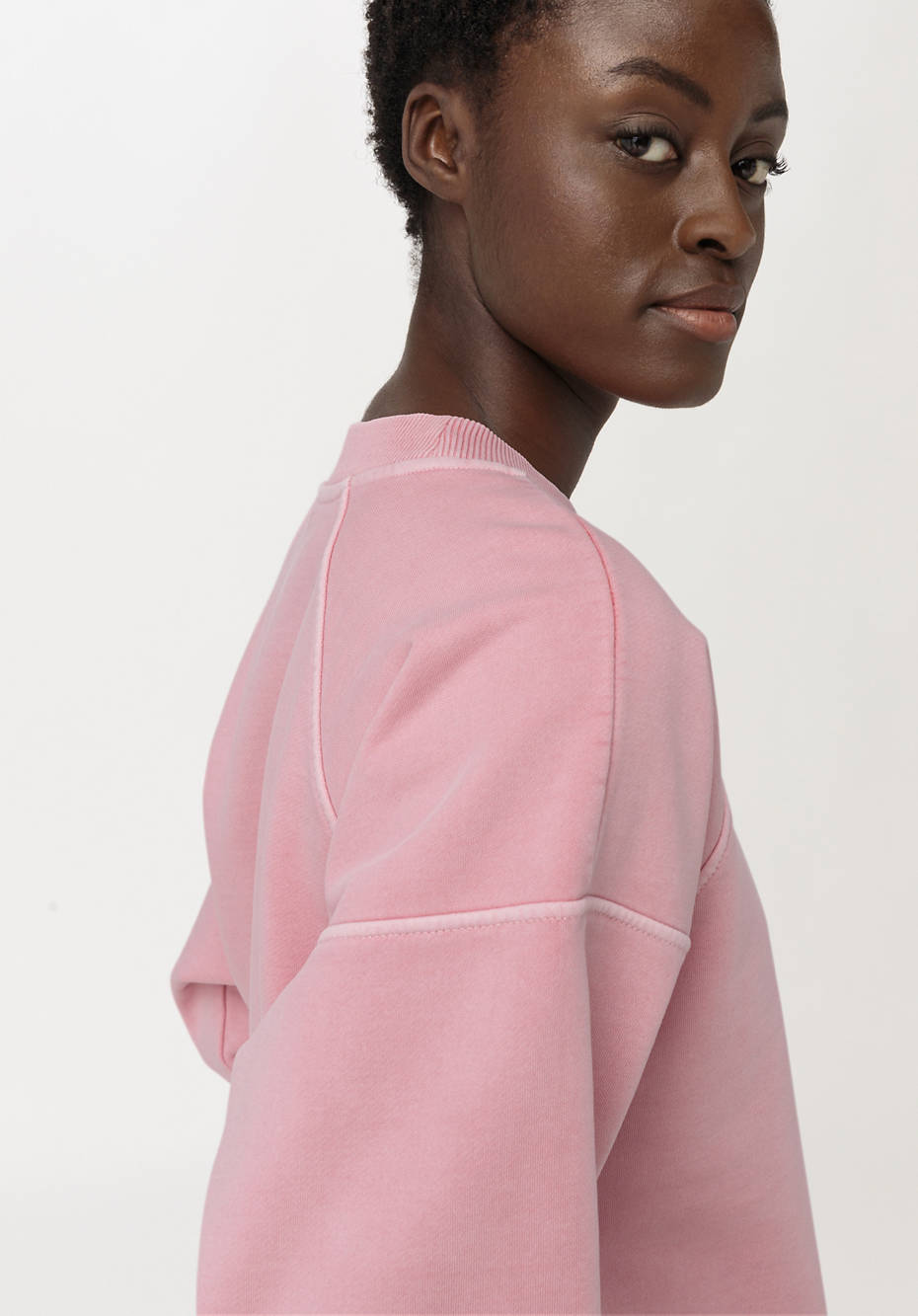 Sweatshirt mineralgefärbt aus reiner Bio-Baumwolle