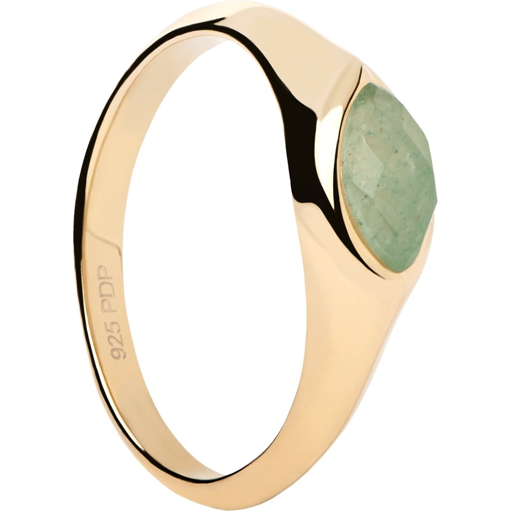 P D Paola Bague pour femme 925 Argent vert Bague