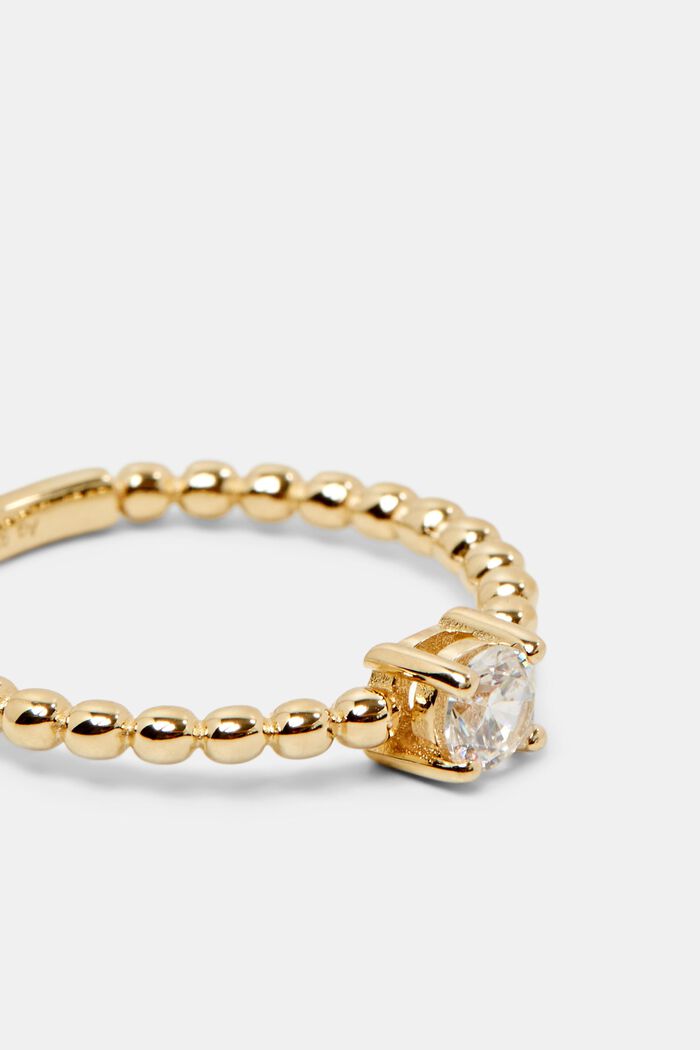 Ring mit Zirkonia, Sterling Silber
