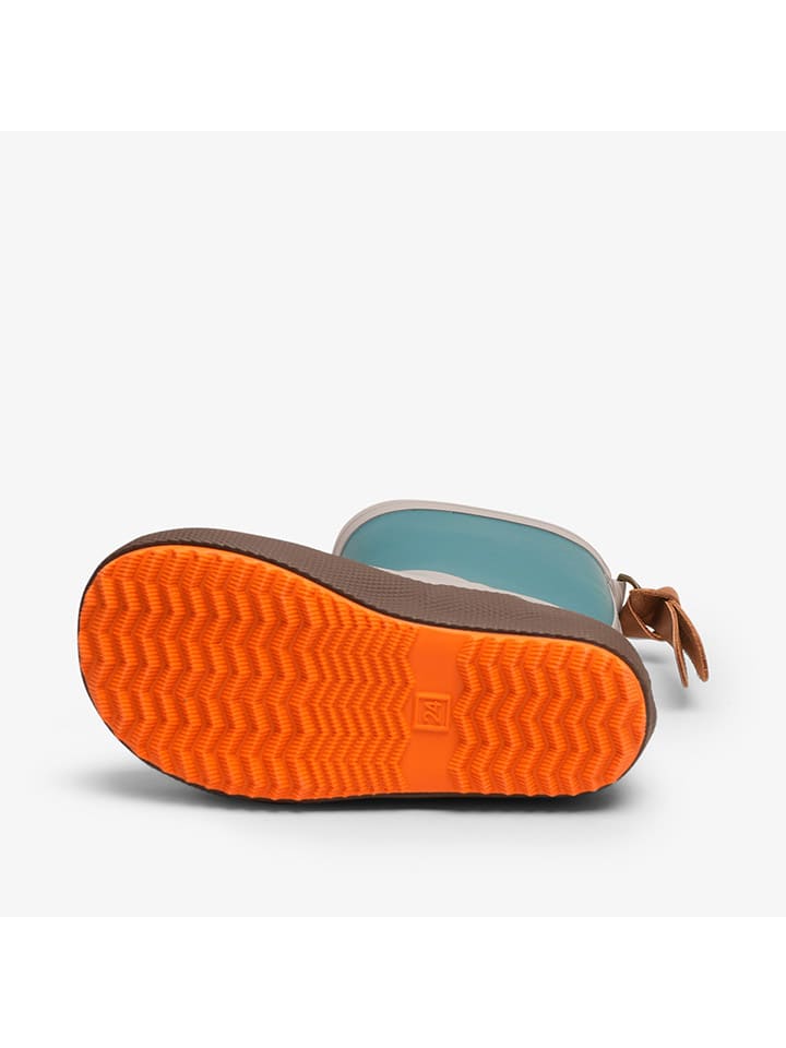 bisgaard Gummistiefel in Grau/ Petrol günstig kaufen