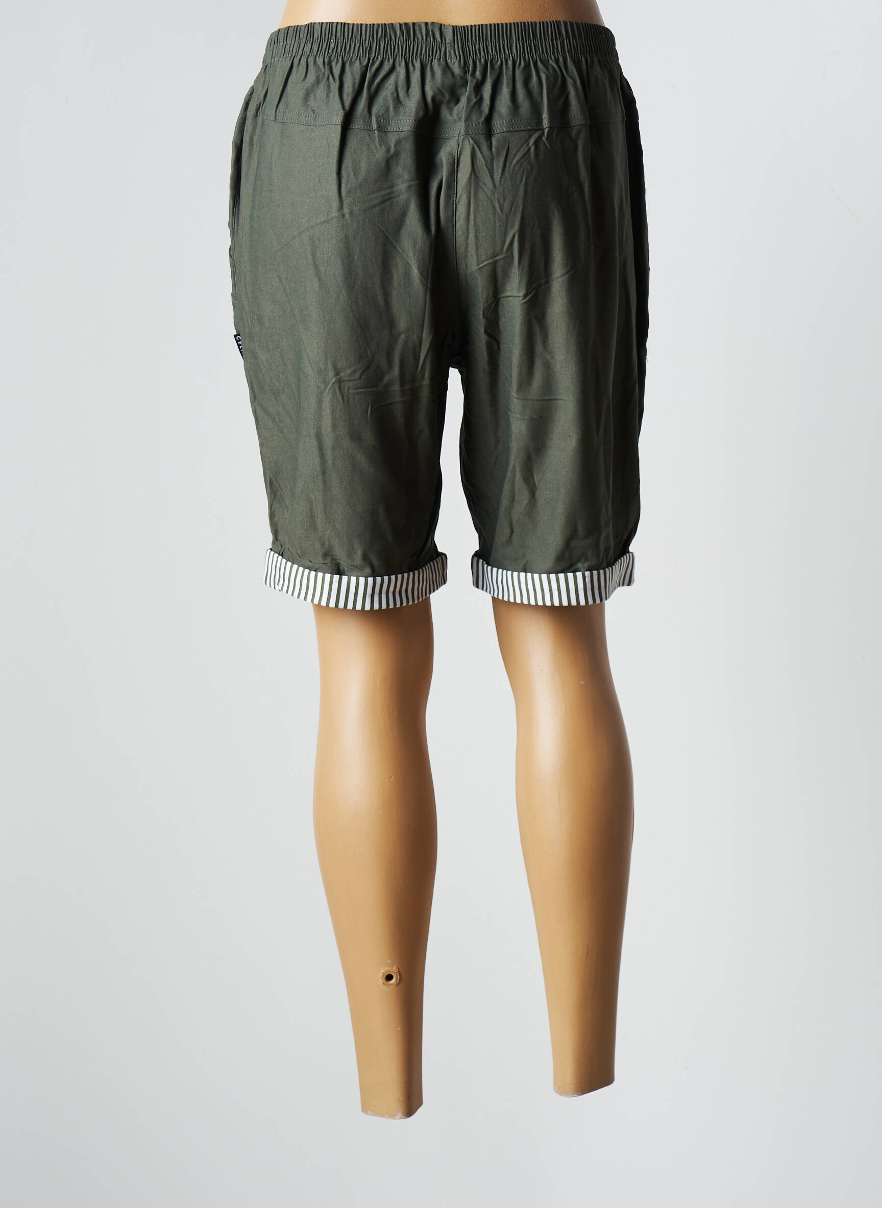 Celia Bermudas Femme couleur vert