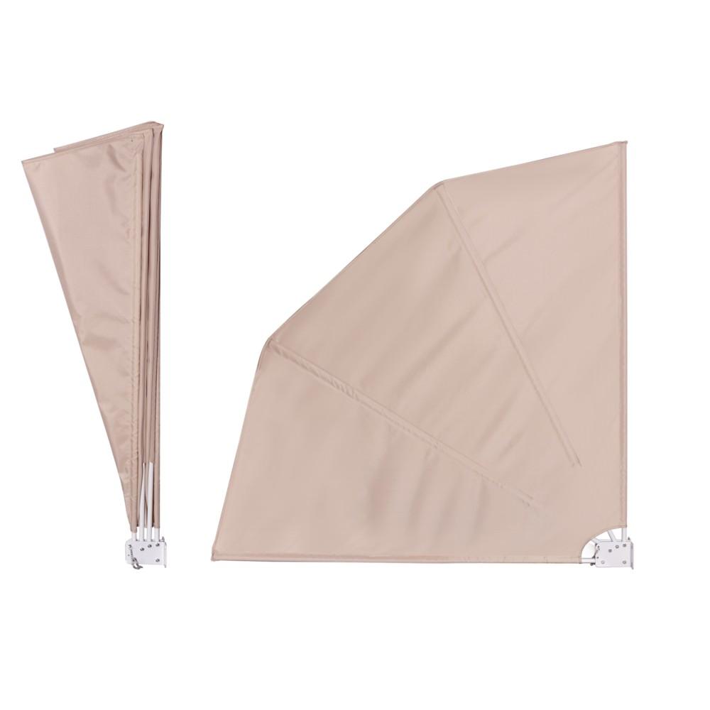 Never Indoor Seitenmarkise - ca. 160 x 160 cm, Beige