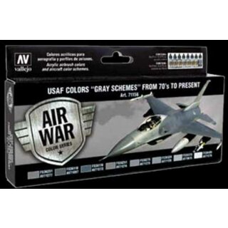 Model Air: Model Air Set USAF Colors Gray Schemes from 70s to p.