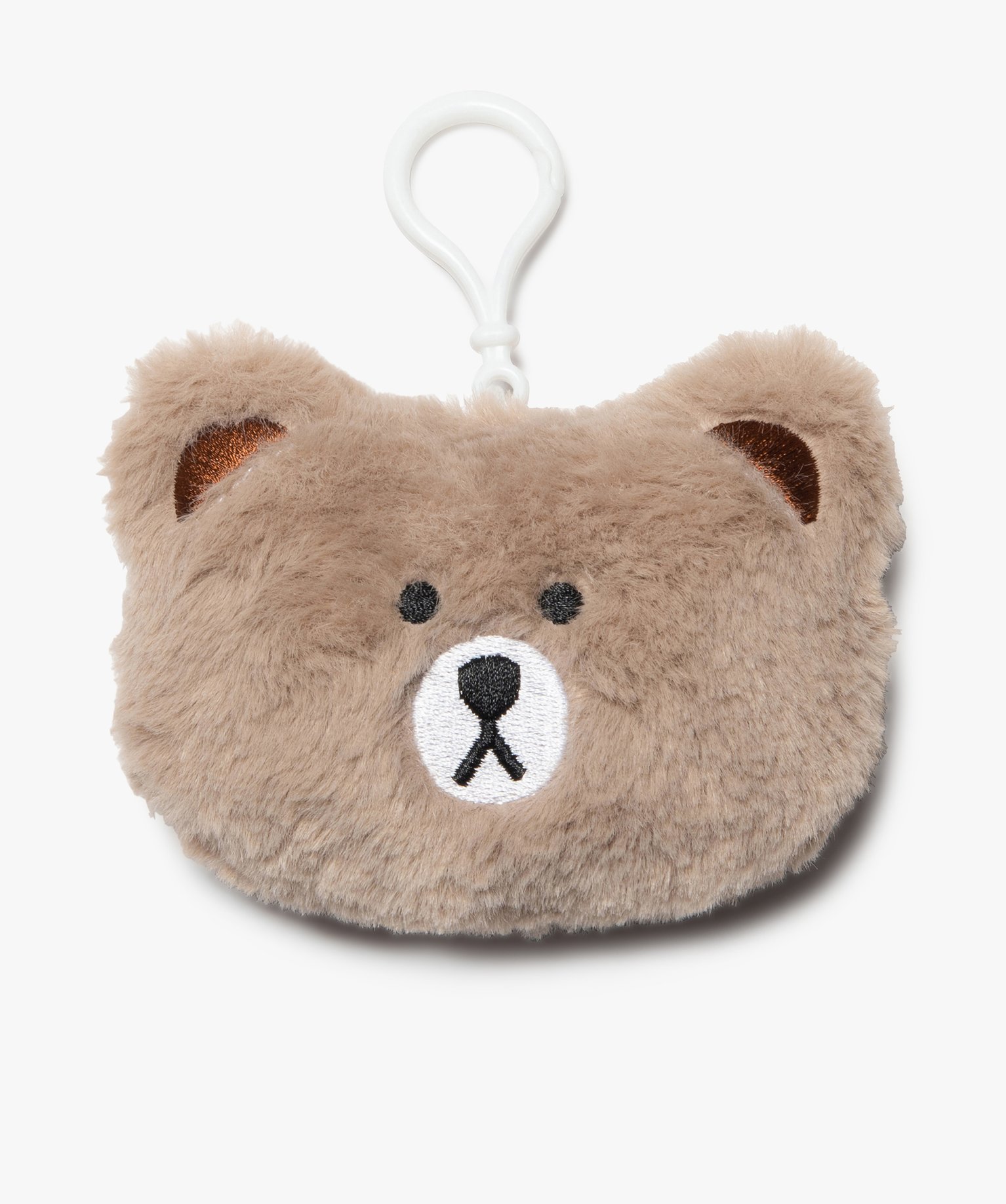 Porte-clés enfant en peluche forme nounours marron | GEMO