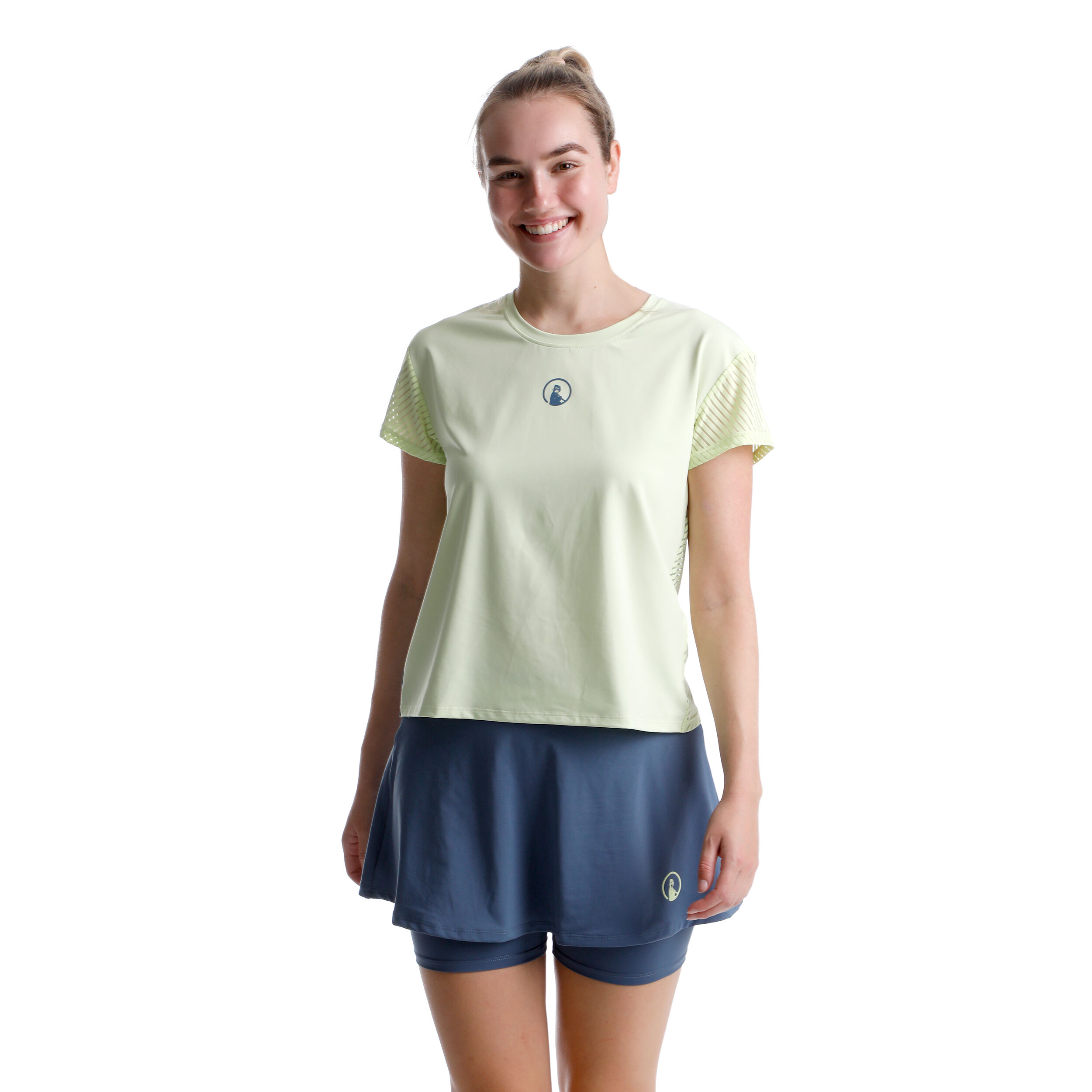 Perspectives Cross T-Shirt Damen - Limette