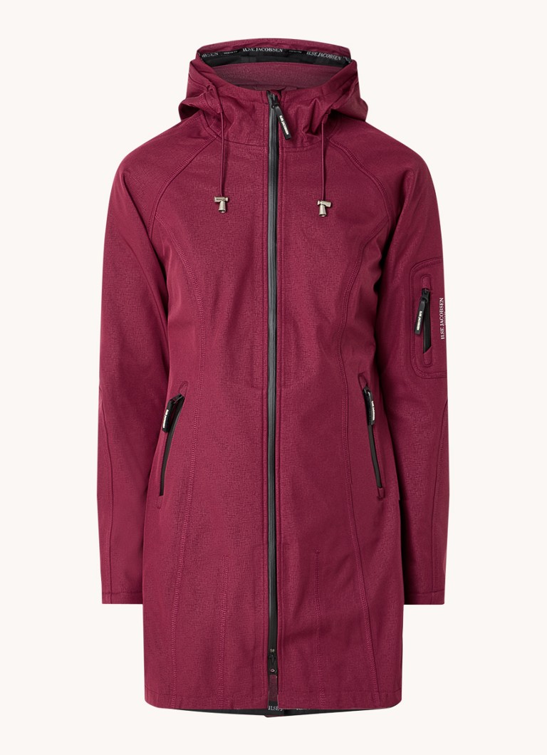 Ilse Jacobsen Rain37 softshell rain jacket with drawstring and zipper pockets