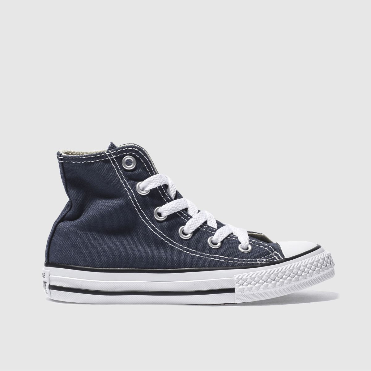 Converse marinblå All Star Hi Junior-sneakers