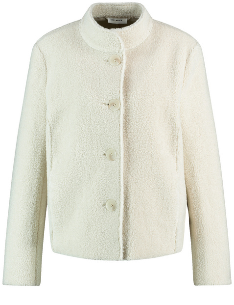 Blazerjacke aus Teddyfleece