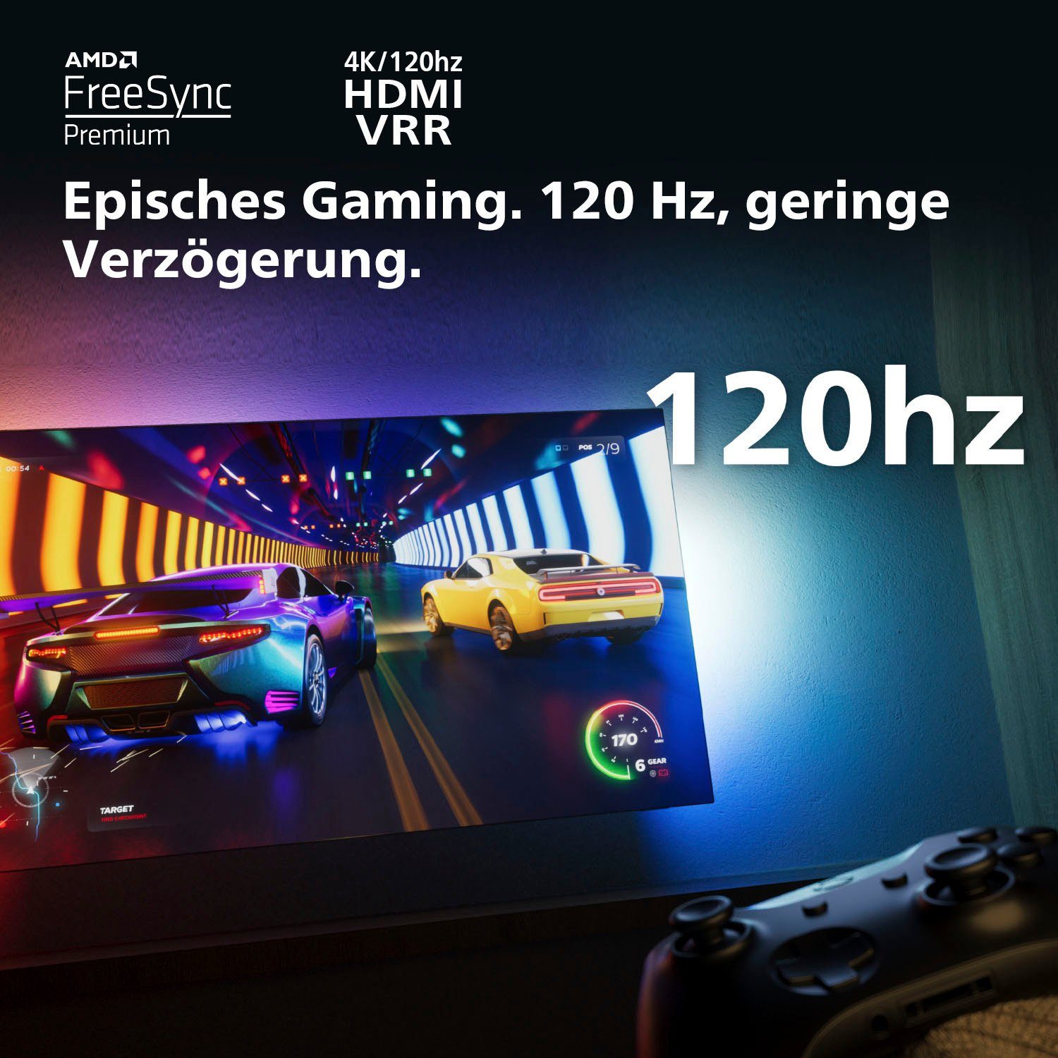 Philips 75PML9008/12 Mini-LED-Fernseher (189 cm/75 Zoll, 4K Ultra HD, Smart-TV)