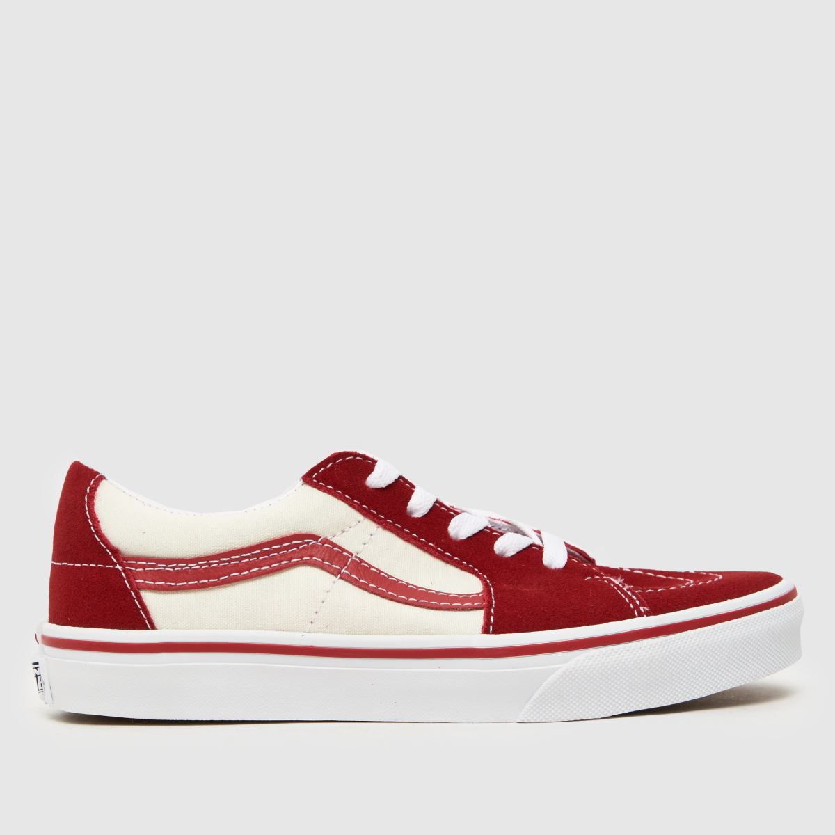 Beli in rdeči superge Vans Sk8-Low Youth