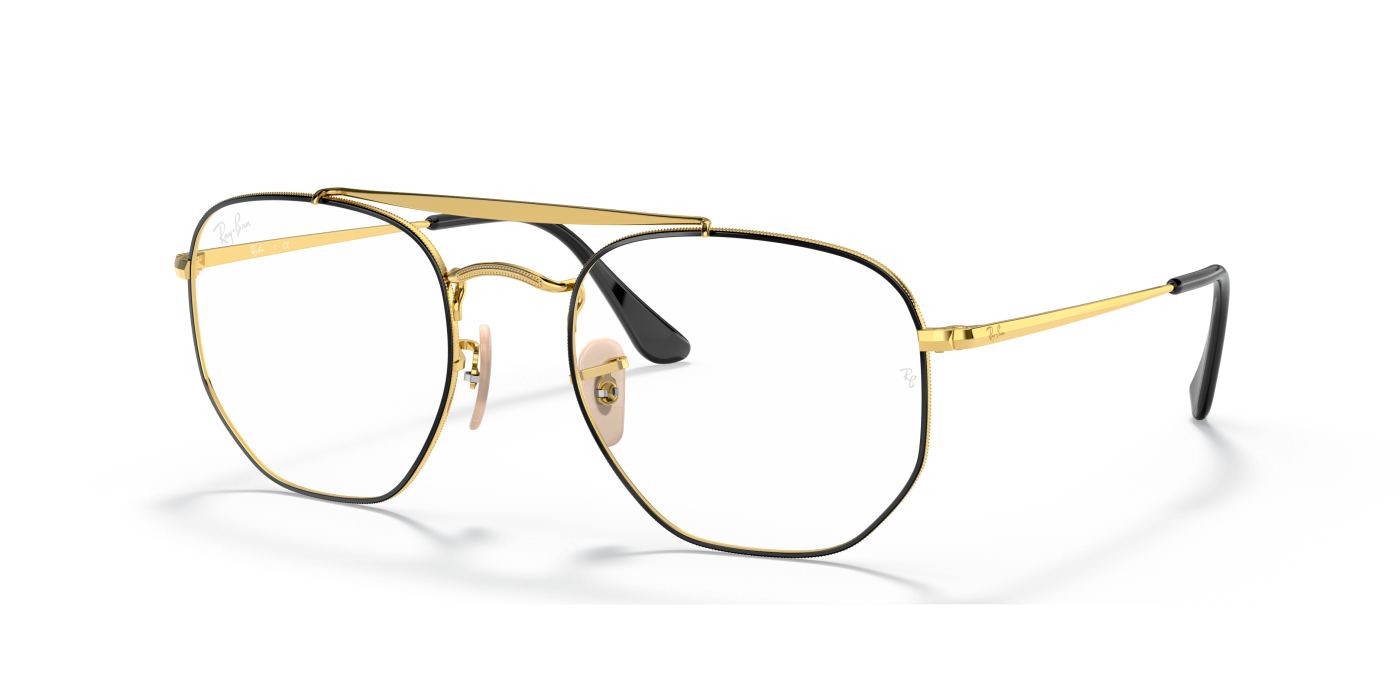 MARSHAL OPTICS - Negru lucios pe auriu