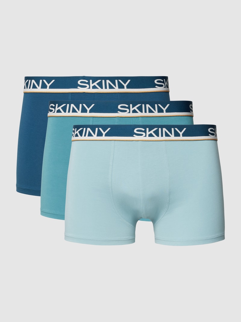 Trunks mit Label-Details im 3er-Pack in petrol