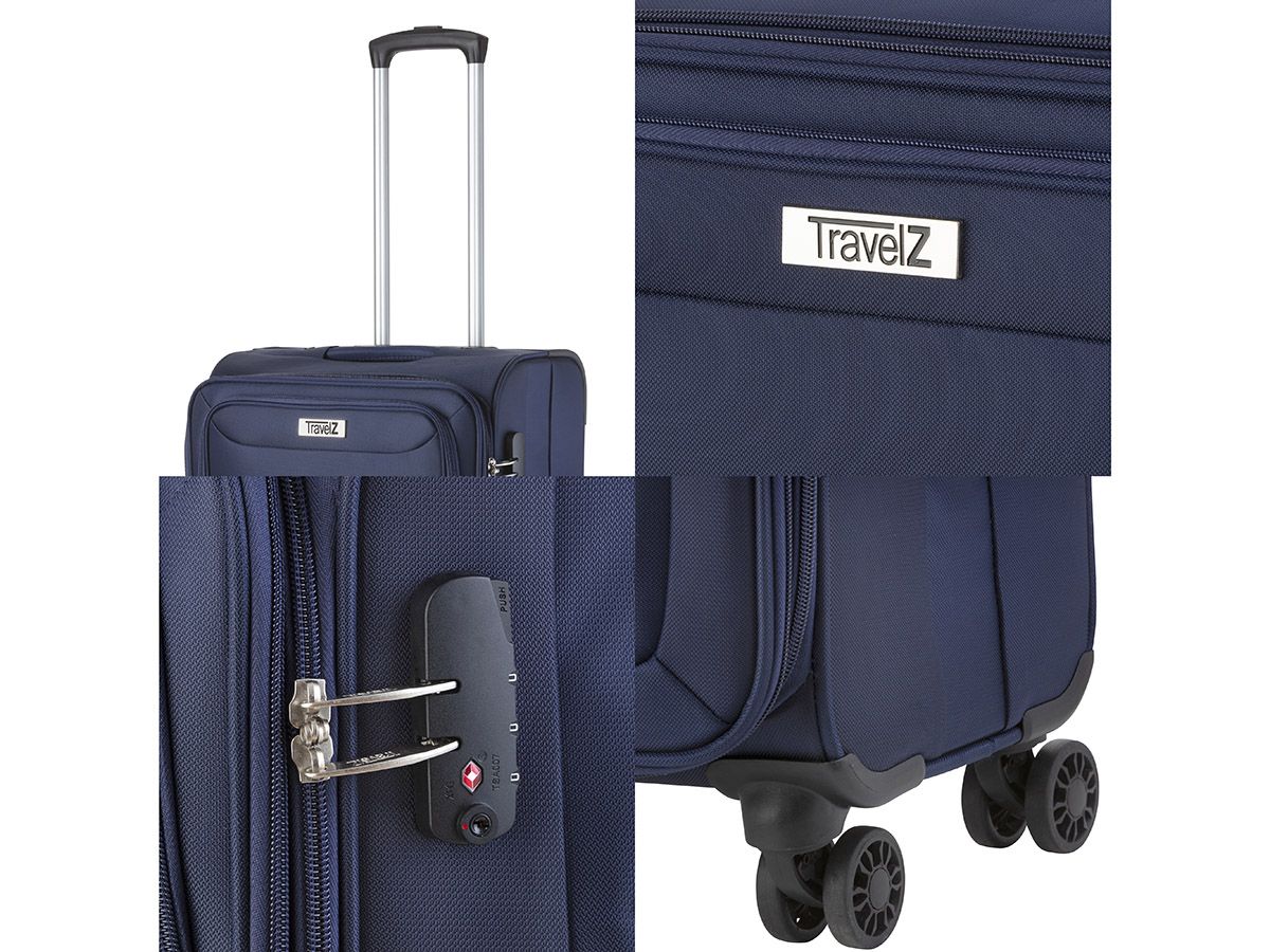 TravelZ Softspinner 3-teiliges TSA Kofferset