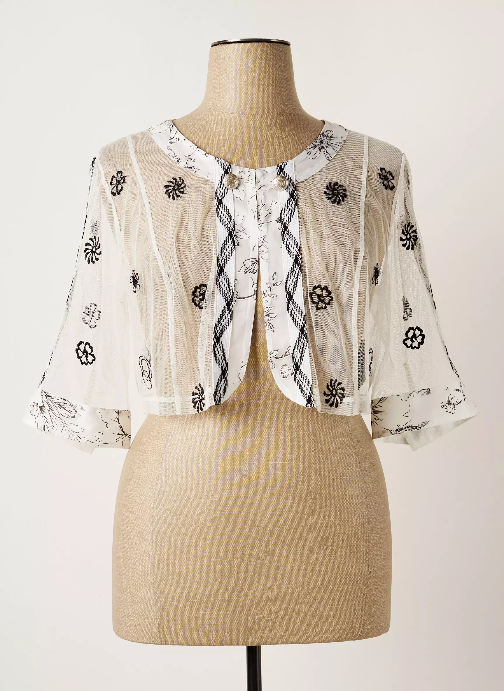 Leslie Boleros Femme couleur blanc