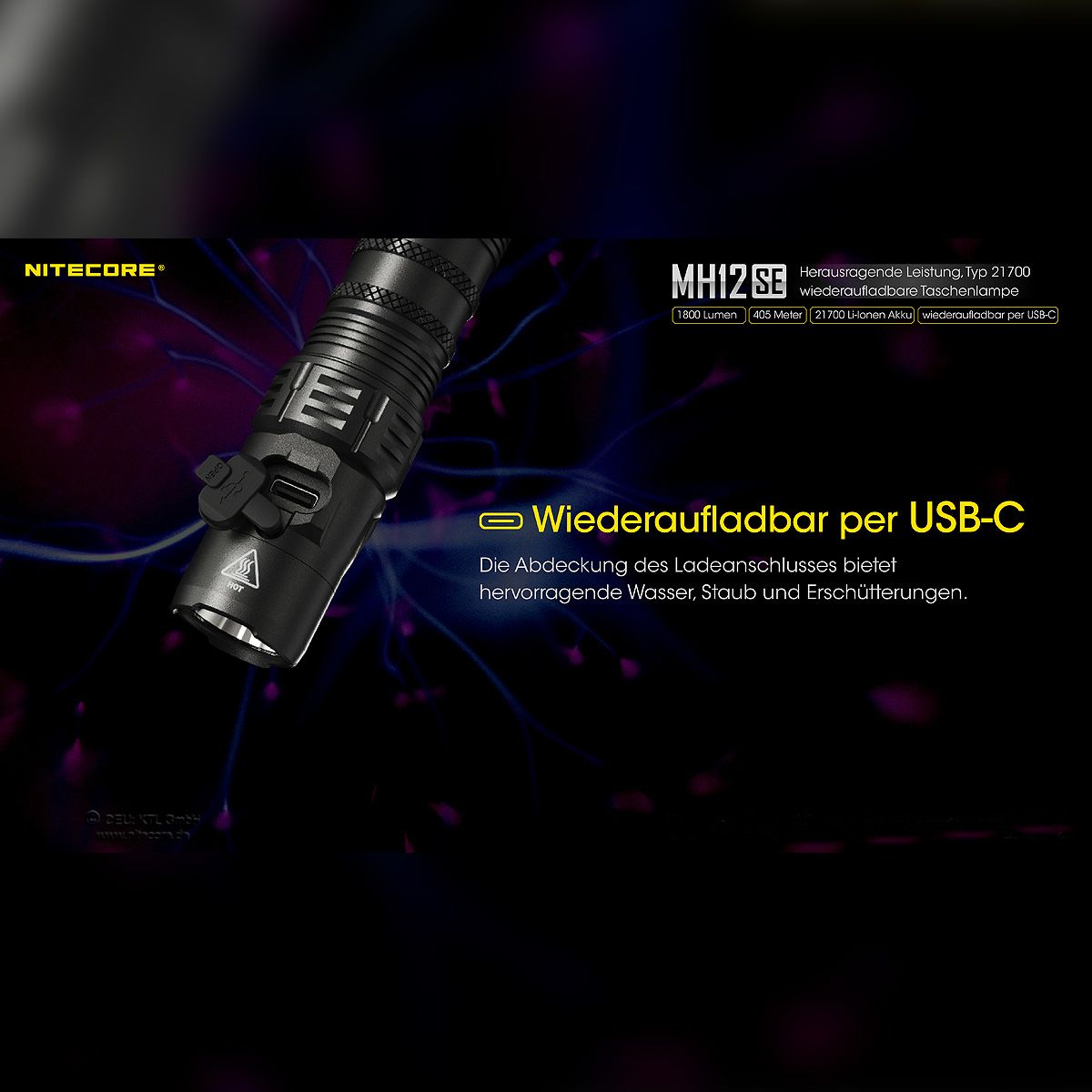 LED Taschenlampe MH12S