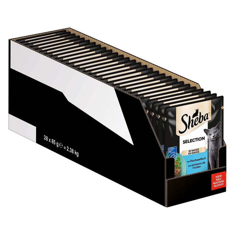 Sparpaket Sheba Varietäten Frischebeutel 56 x 85 g