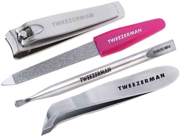 Tweezerman Mini-Manicure-Notfall-Set, geblistet Maniküre-Set