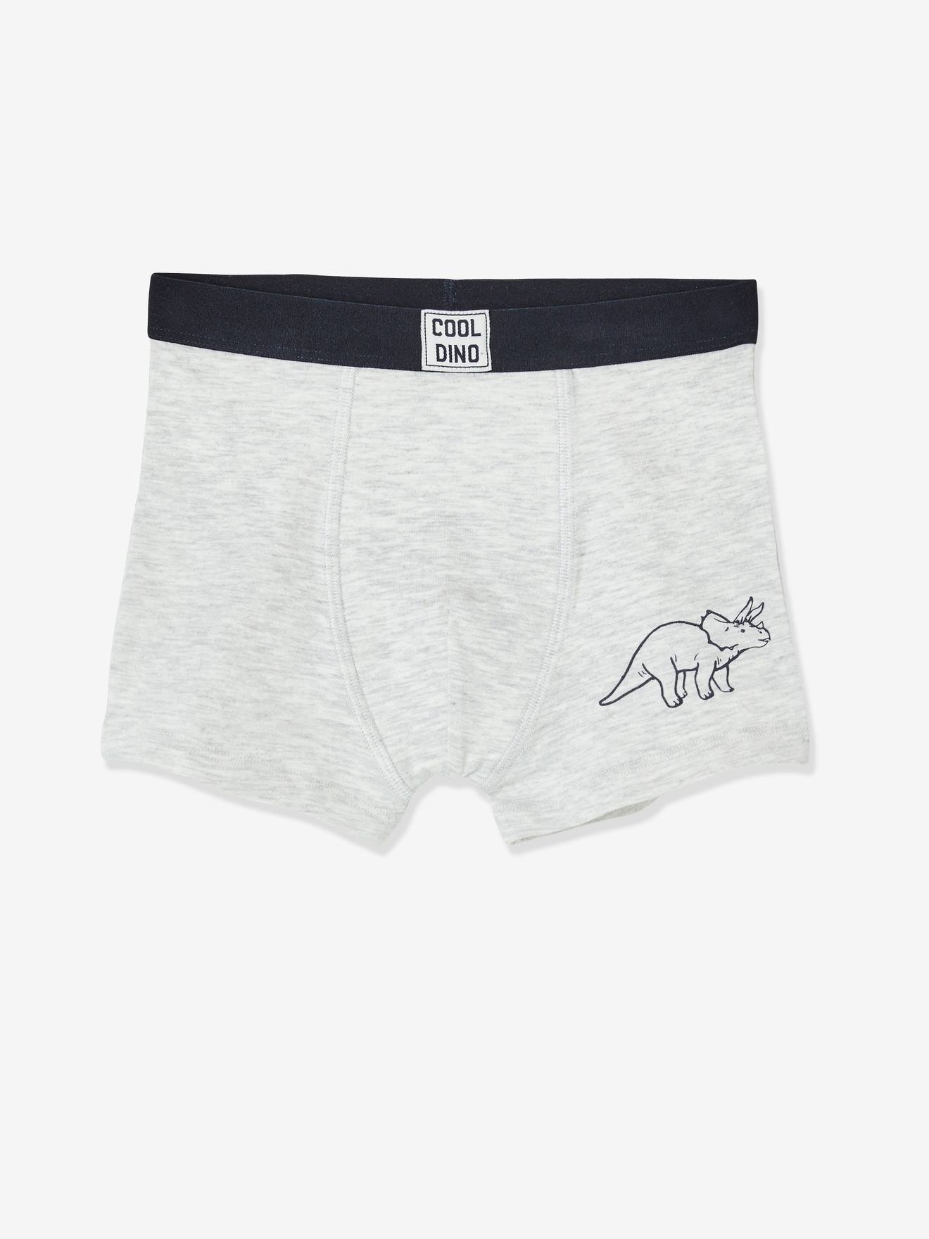 Vertbaudet 5er-Pack Jungen Boxershorts, Dinos Oeko Tex - farblich sortiert