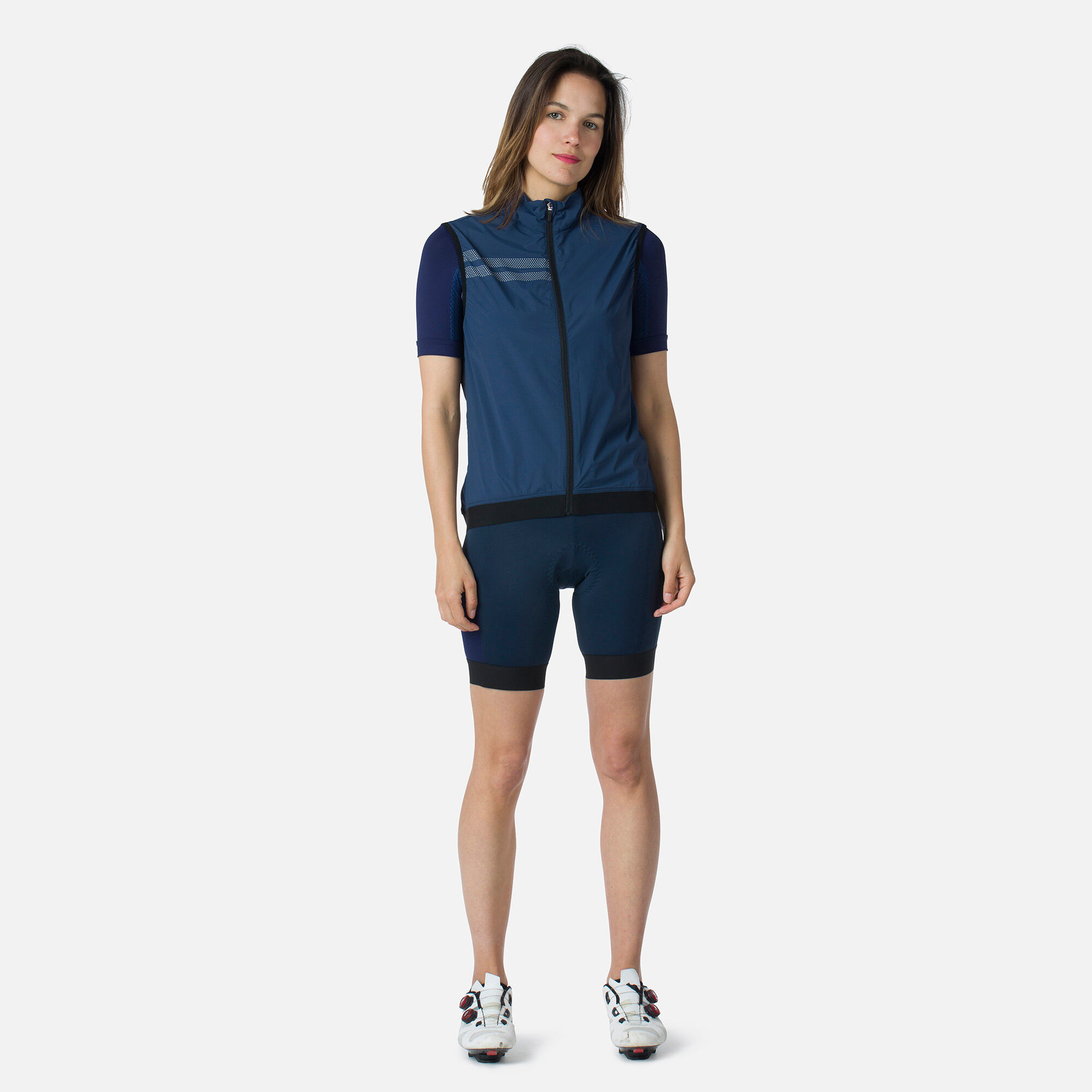 Veste de vélo de route sans manche pour femme