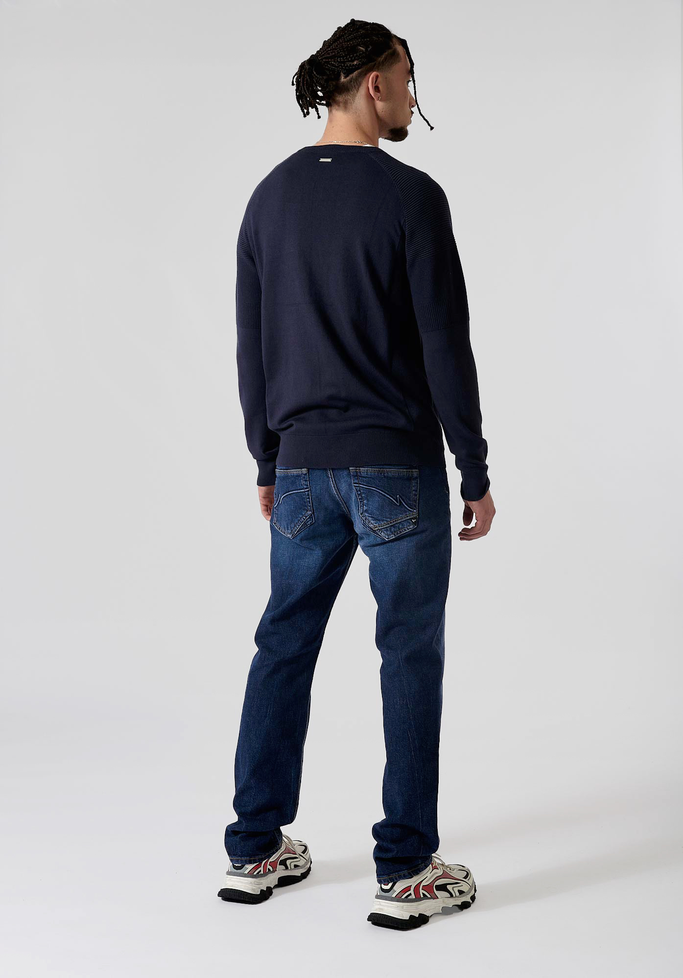 MAYER  Pull bleu homme